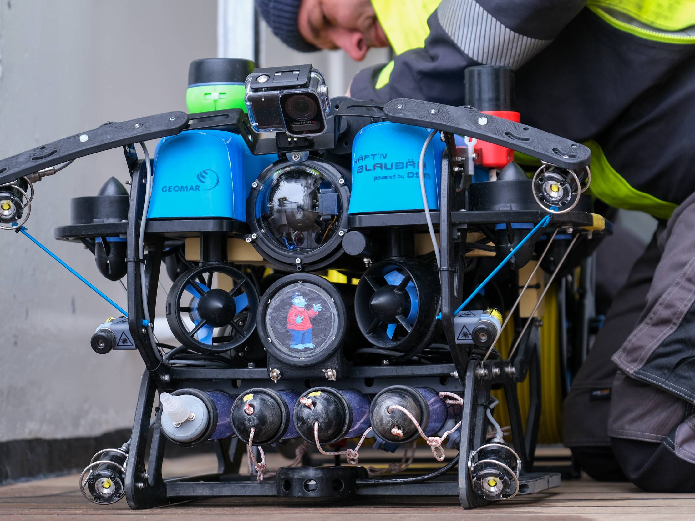 Forschungsausrüstung zur Munitionsbergung in der Ostsee