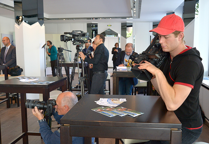 VAA-Pressekonferenz Journalisten